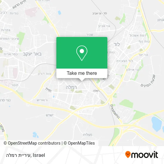 Карта עיריית רמלה