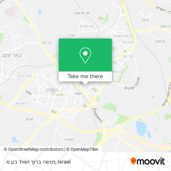 מנשה ברוך ושות' בע מ map