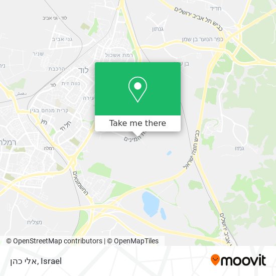 אלי כהן map