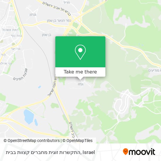 Карта התקשרות זוגית מחברים קצוות בבית