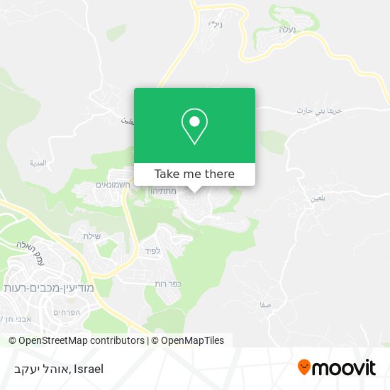 אוהל יעקב map