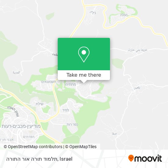 תלמוד תורה אור התורה map