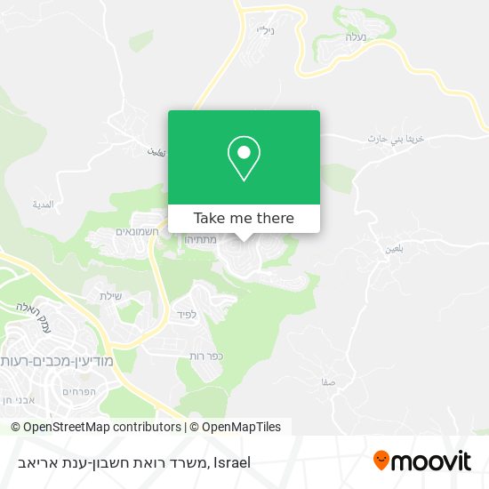 משרד רואת חשבון-ענת אריאב map