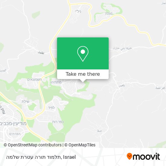 תלמוד תורה עטרת שלמה map