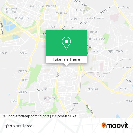 דוד המלך map