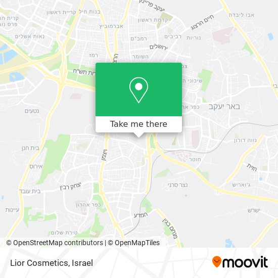 Lior Cosmetics map