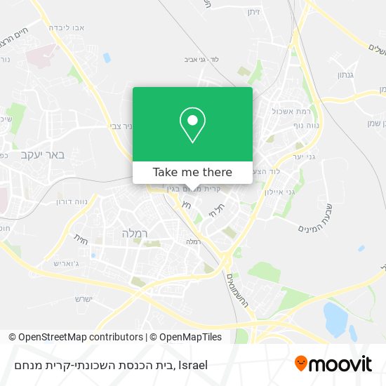 בית הכנסת השכונתי-קרית מנחם map