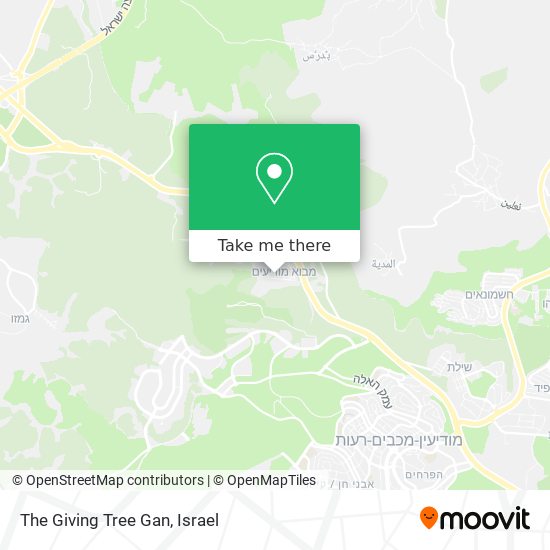 The Giving Tree Gan map