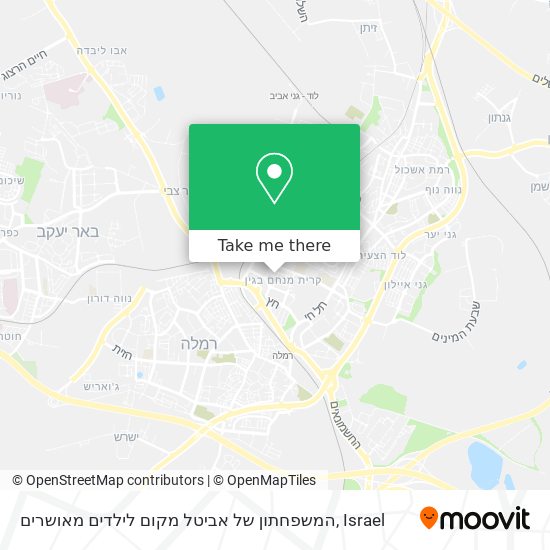 המשפחתון של אביטל מקום לילדים מאושרים map