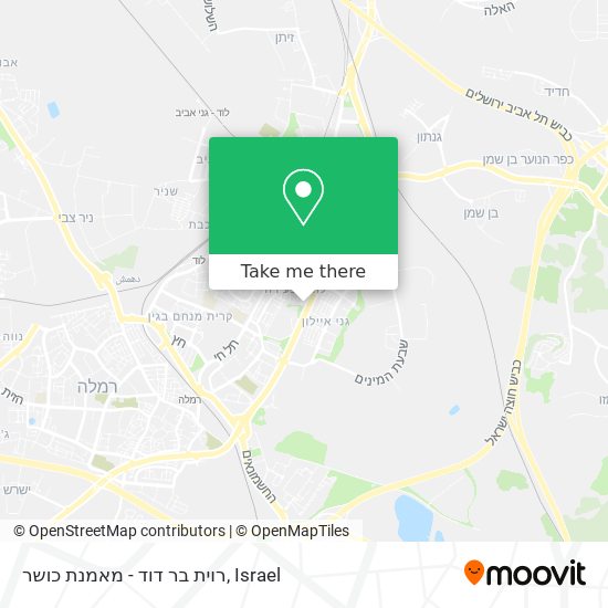 רוית בר דוד - מאמנת כושר map