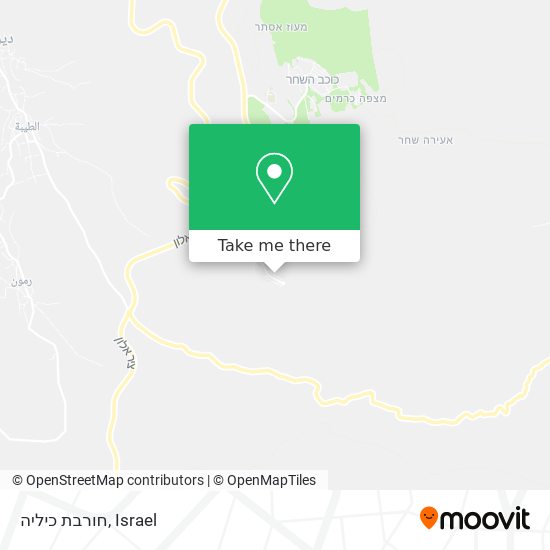 חורבת כיליה map