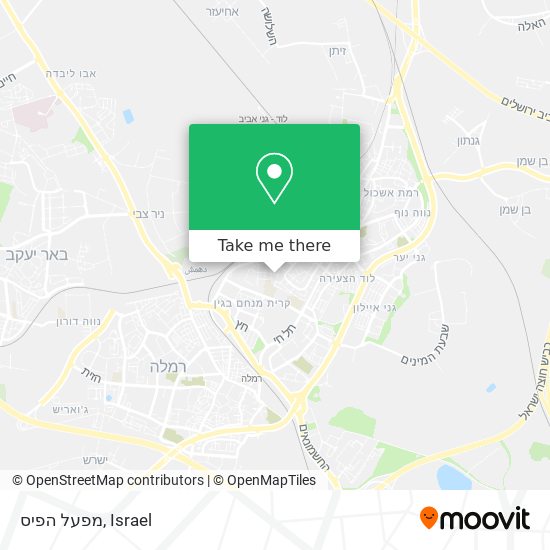 מפעל הפיס map