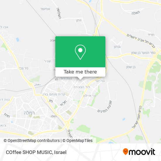 COffee SHOP MUSIC map