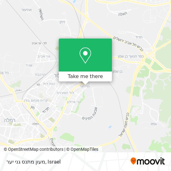 מעון מתנס גני יער map