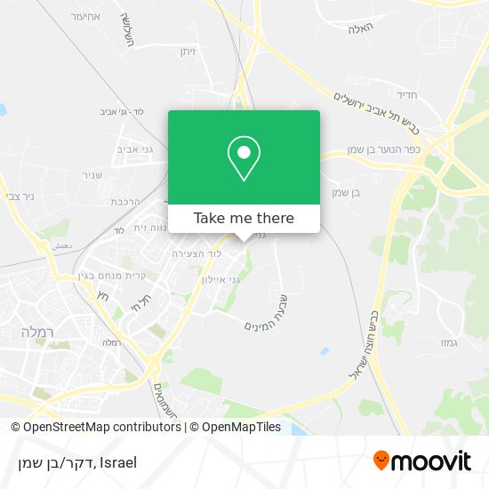 דקר/בן שמן map