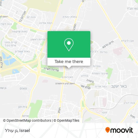 גן עולל map