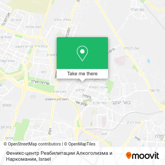 Карта Феникс-центр Реабилитации Алкоголизма и Наркомании