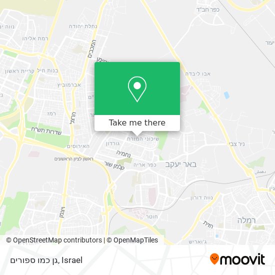 גן כמו ספורים map