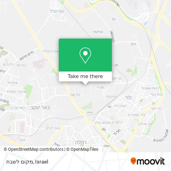 מקום לשבת map