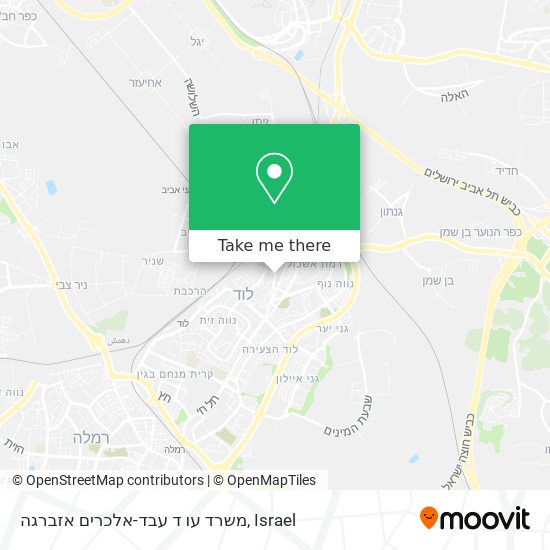 משרד עו ד עבד-אלכרים אזברגה map