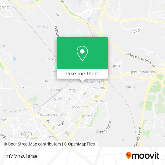 שחל לוד map