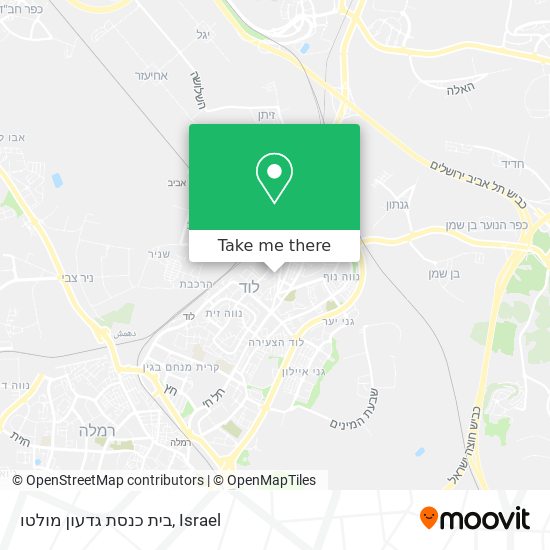 בית כנסת גדעון מולטו map