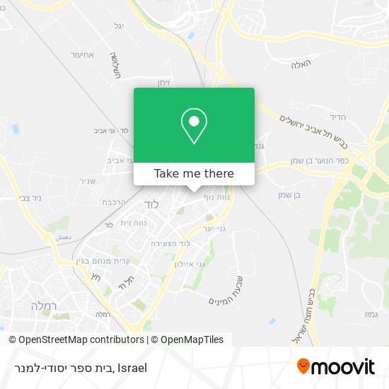 בית ספר יסודי-למנר map