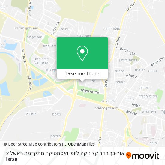 Карта אור-בך הדר קליניקה ליופי ואסתטיקה מתקדמת ראשל צ