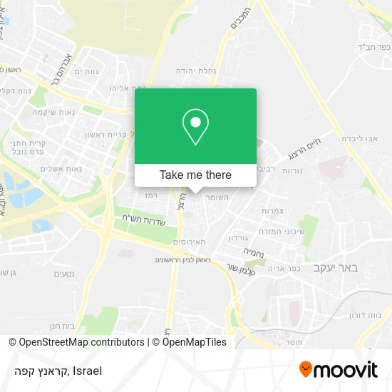 Карта קראנץ קפה