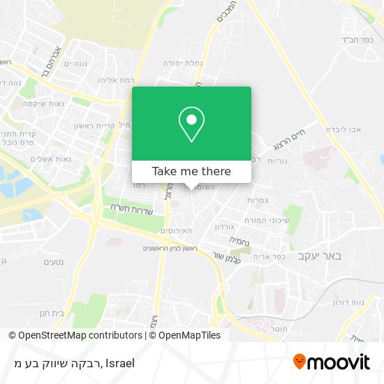 רבקה שיווק בע מ map