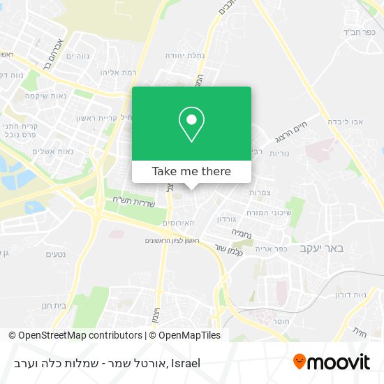 אורטל שמר - שמלות כלה וערב map