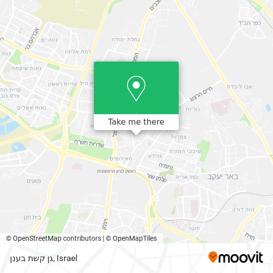 גן קשת בענן map