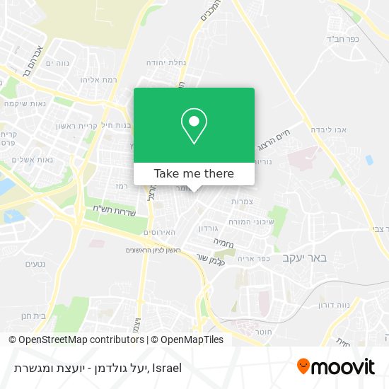 יעל גולדמן - יועצת ומגשרת map