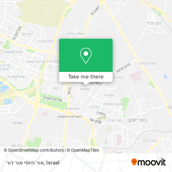 Карта אור היופי אור דור