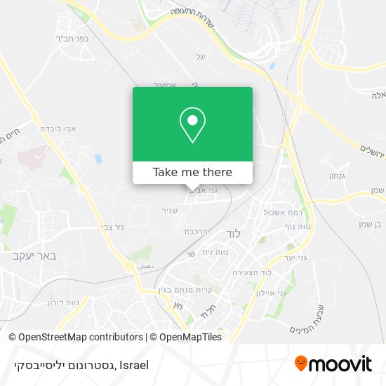 גסטרונום יליסייבסקי map