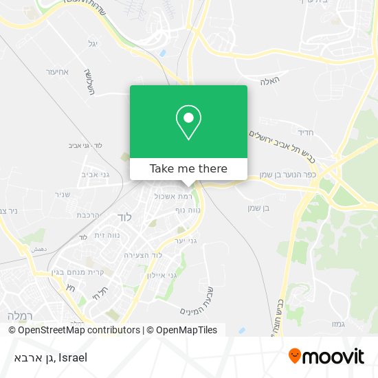 גן ארבא map