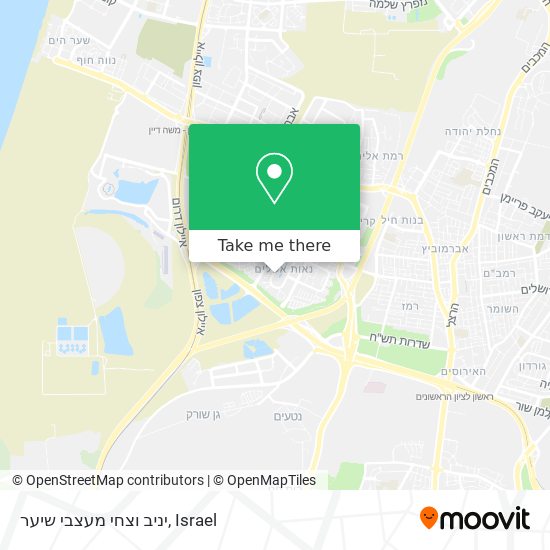 יניב וצחי מעצבי שיער map