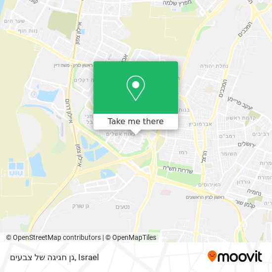 גן חגיגה של צבעים map