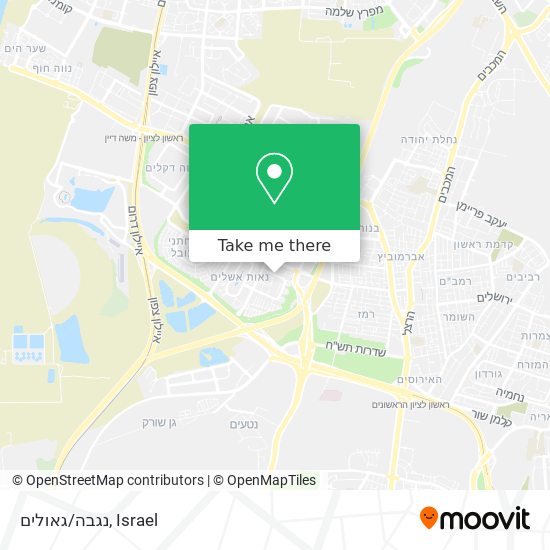 נגבה/גאולים map