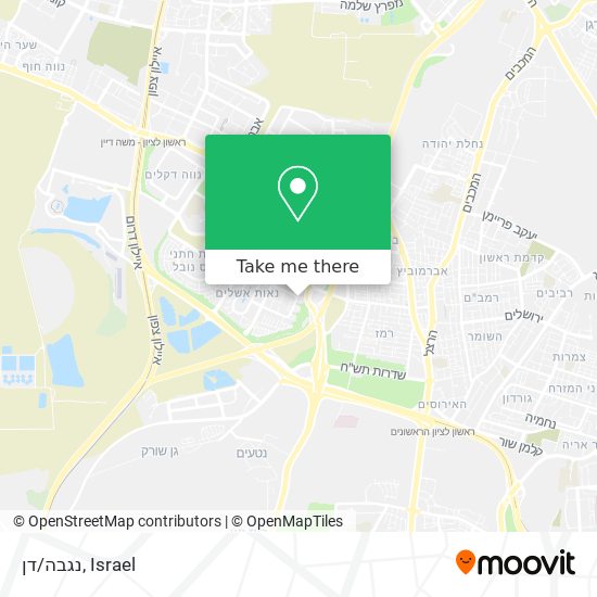 נגבה/דן map