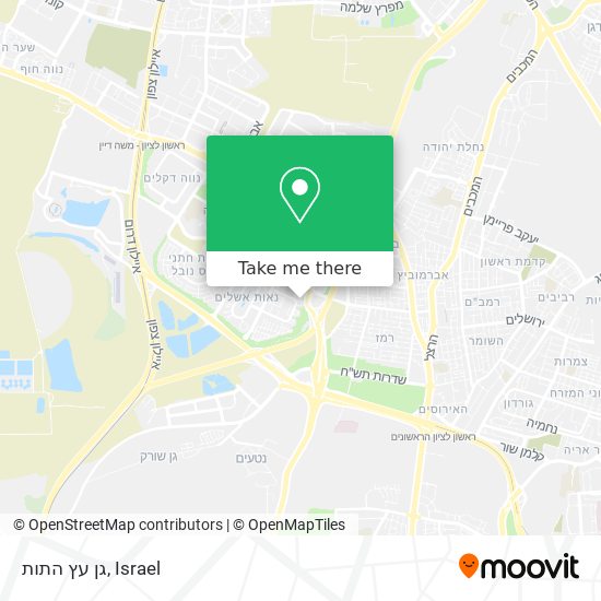 גן עץ התות map