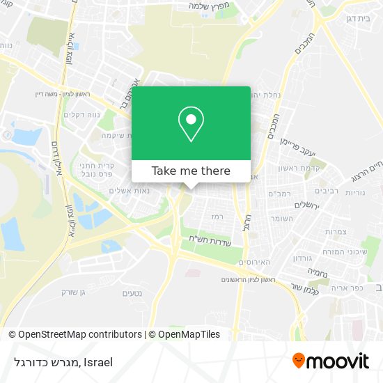 מגרש כדורגל map