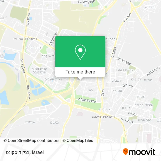 Карта בנק דיסקונט