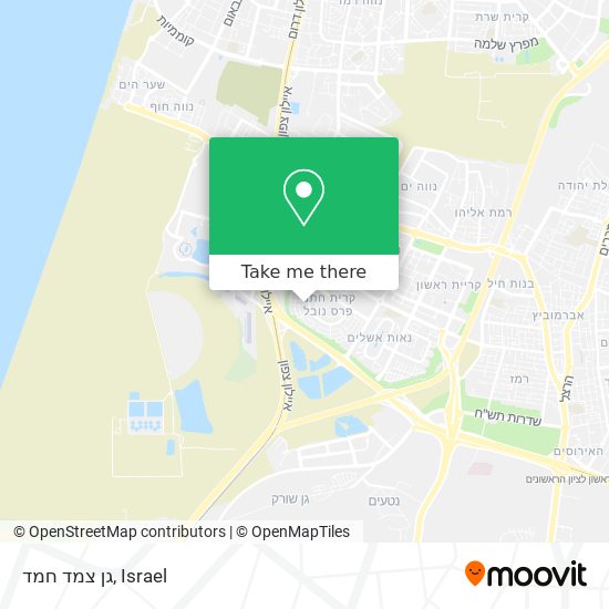 גן צמד חמד map