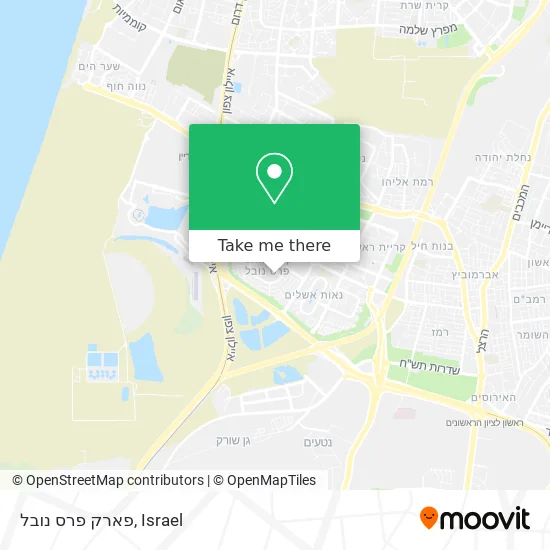 Карта פארק פרס נובל