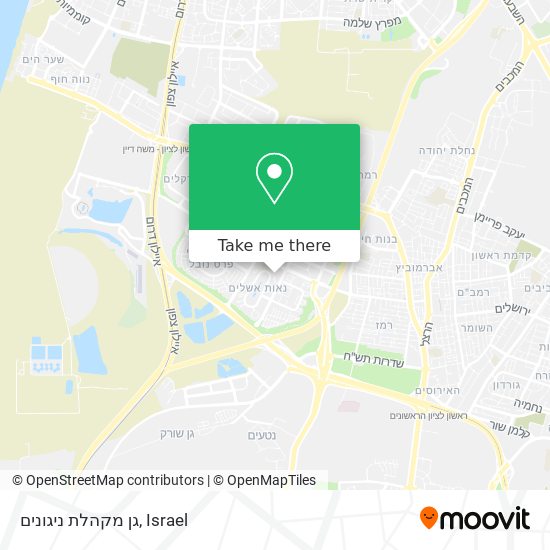 גן מקהלת ניגונים map