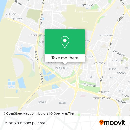 גן שרביט הקסמים map