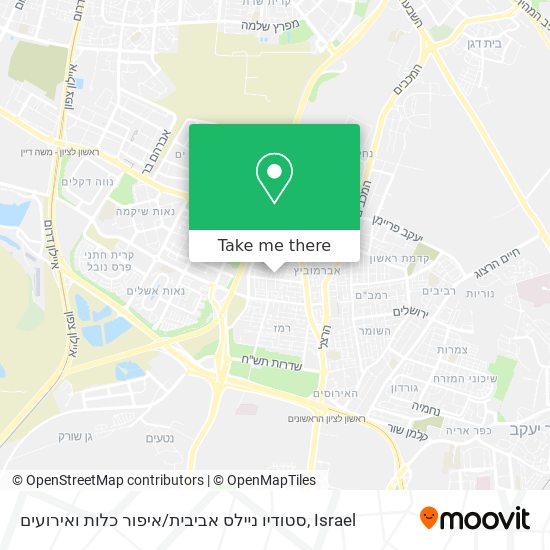 סטודיו ניילס אביבית / איפור כלות ואירועים map