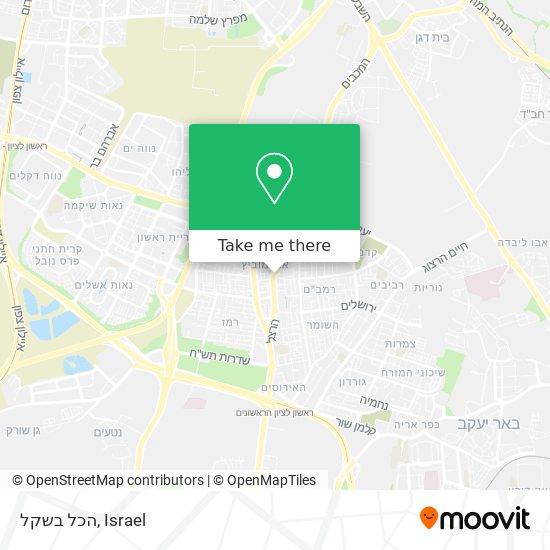 הכל בשקל map