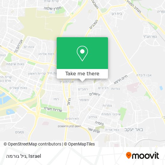 גיל גורמה map